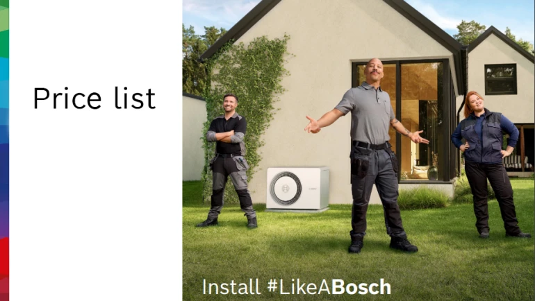 Bosch Online prijslijst