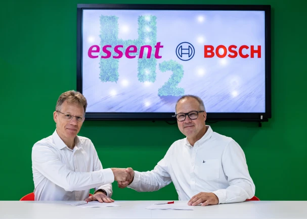 Essent en Bosch Thermotechniek tekenen overeenkomst: 100 ton groene waterstof per jaar