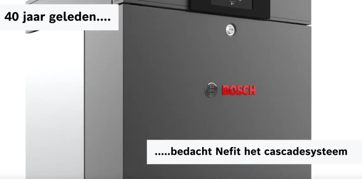 Condens 7000 WP-toestellen gemonteerd