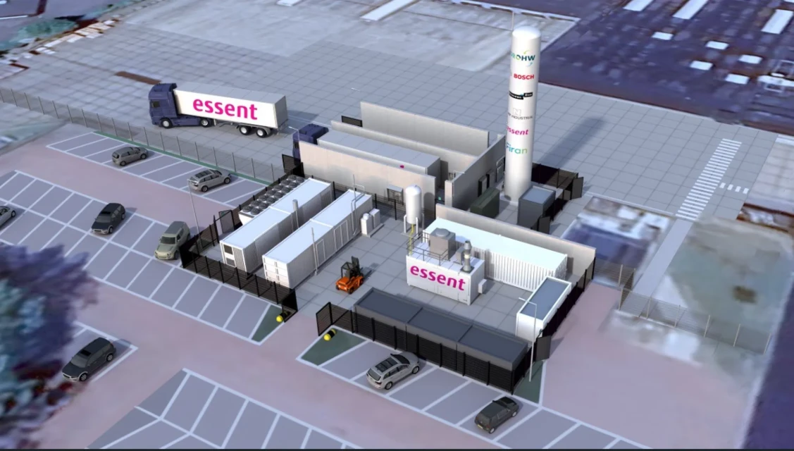 Bouw waterstofstation gestart bij Nefit Bosch