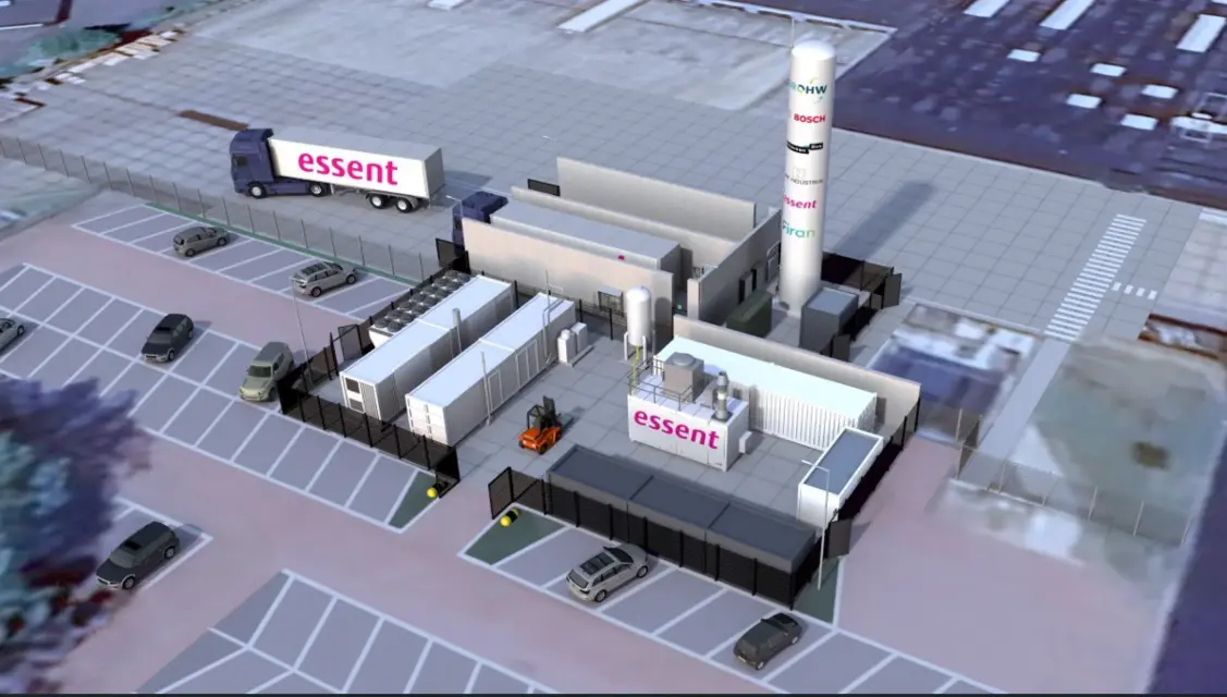Bouw waterstofstation gestart bij Nefit Bosch Bouw waterstofstation gestart bij Nefit Bosch