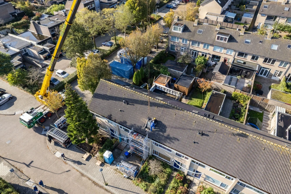 Corporatiewoningen Schagen voorzien van dakwarmtepompen