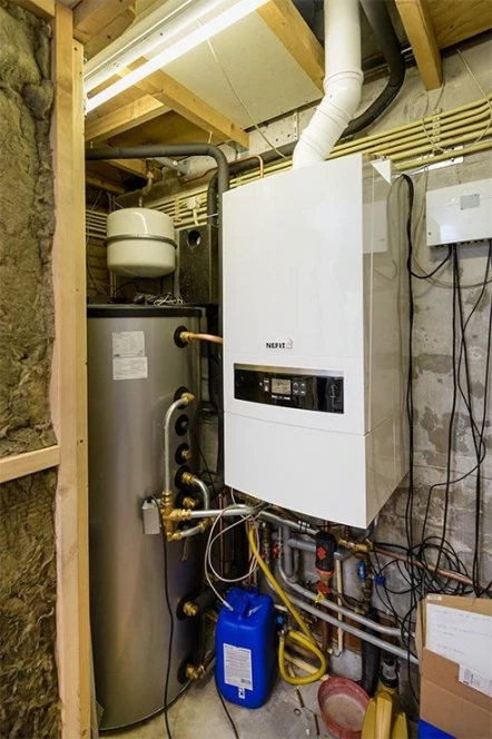 Trendline HR ketel werkzaam in woning