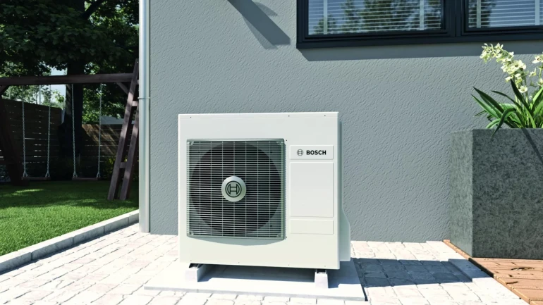 All-electric split luchtwarmtepomp