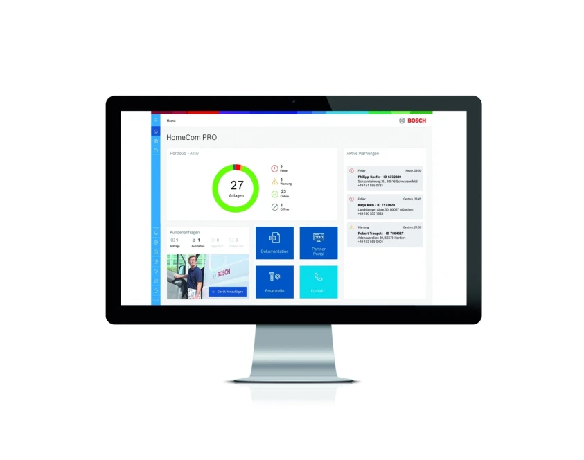Bosch_HomeComPro_PC_Dashboard