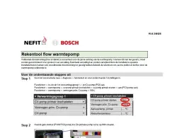 Rekentool flow warmtepomp