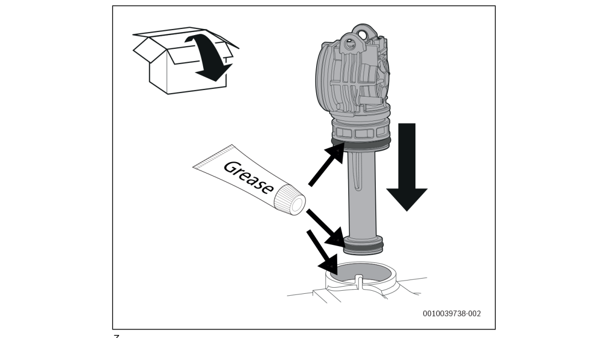 Stap 4: Plaats de nieuwe flowsensor Stap 4: Plaats de nieuwe flowsensor