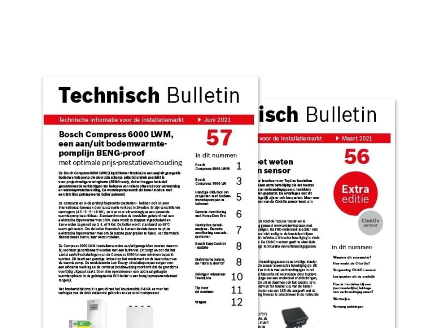 Technisch bulletin Technisch bulletin