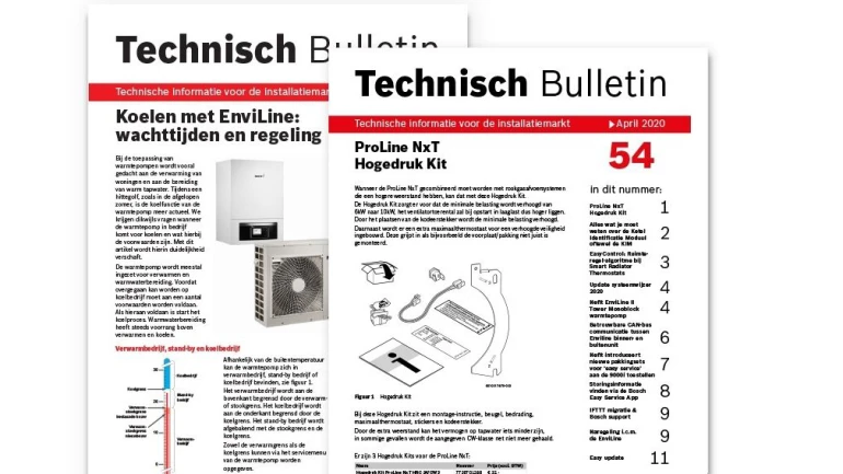 Eerder verschenen edities van het Technisch Bulletin bekijken?