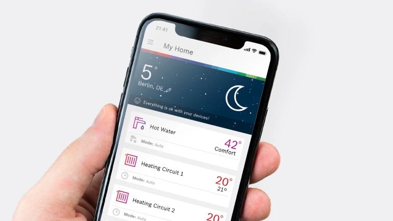 Homescreen HomeCom Easy