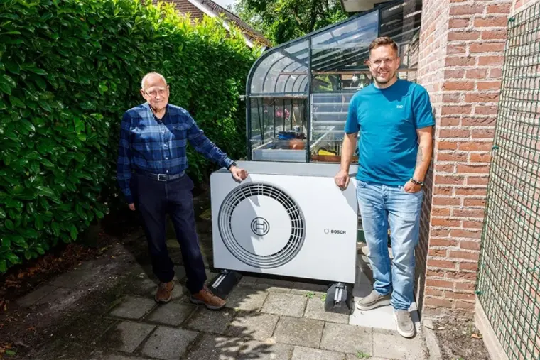 De hybride warmtepomp zonder binnenunit is in trek, Driel De hybride warmtepomp zonder binnenunit is in trek, Driel
