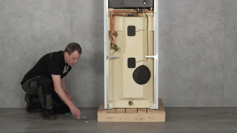 Tower binnenunit plaatsen