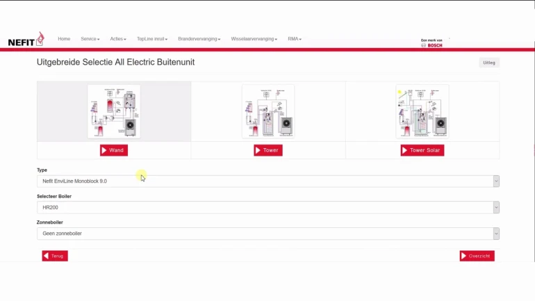 Warmtepomp Selectietool