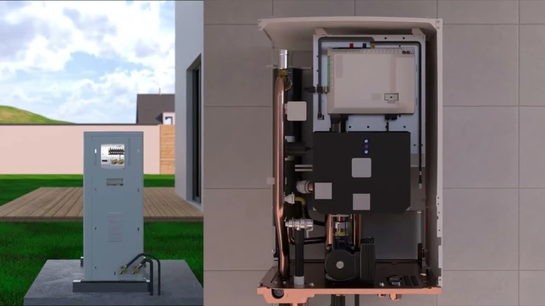 Installatie van de Compress 3400i all electric split