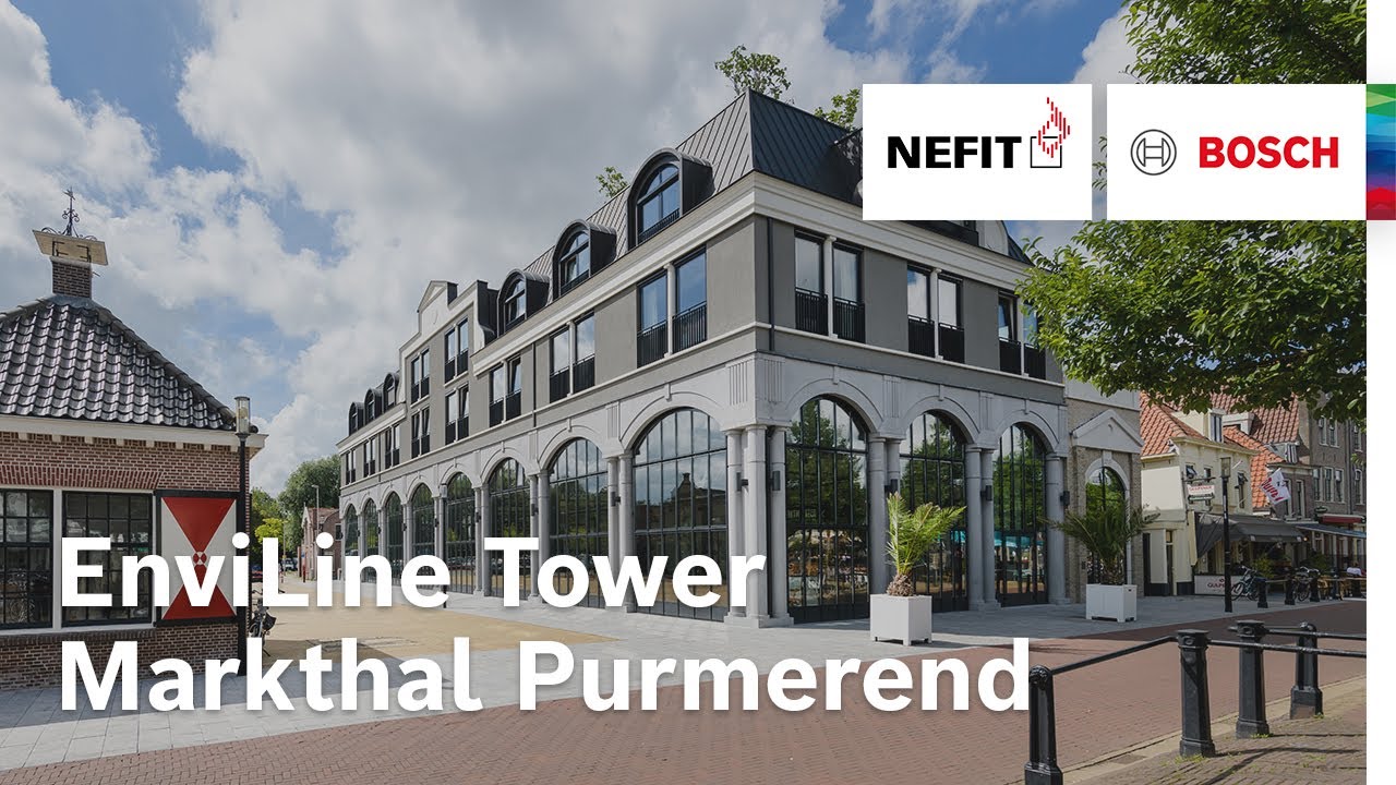 Zeven luxe appartementen zijn stuk voor stuk van een Nefit EnviLine Tower luchtwarmtepomp voorzien