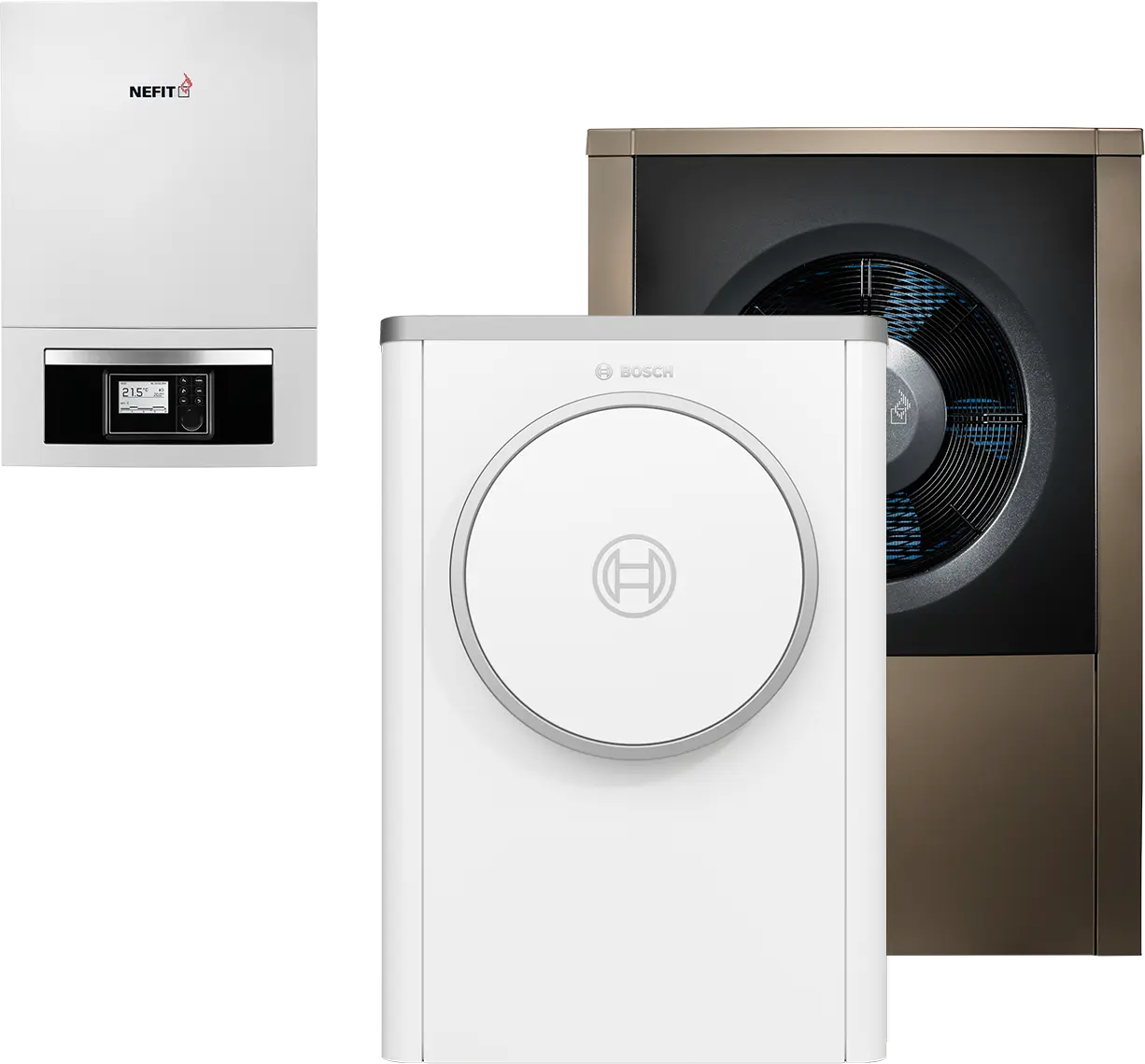 All-electric monoblock luchtwarmtepomp